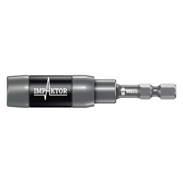 Wera Impaktor 1/4" Bit Holder with Retaining Ring and Ring Magnet