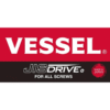 VESSEL - BALL GRIP Ratchet Interchangeable Screwdriver with 10 PC. Bit Set 2200MBH120K01