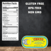 Cento Flat Fillet Anchovies in Olive Oil, 2 Oz, Firm, Skinless, Boneless, Canned Moroccan Anchovies, Easy to Open Pull Top Lid