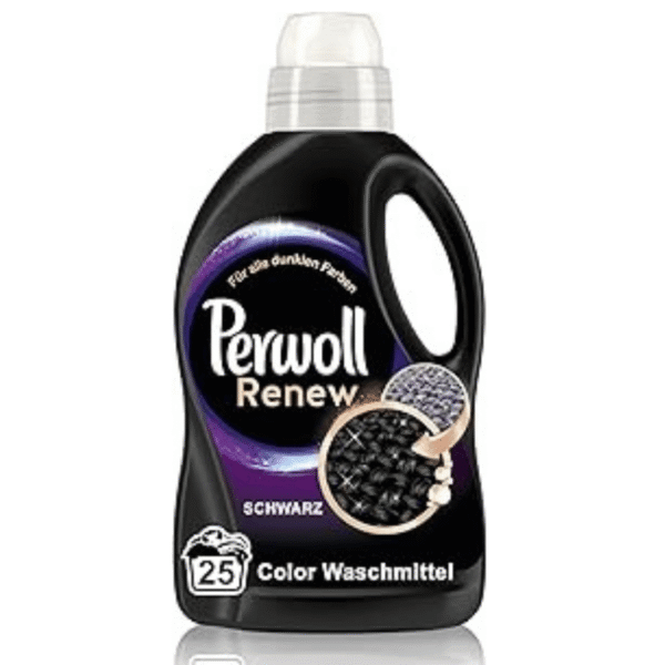 Perwoll Renew Black, Detergent For All Dark Colors, Strengthens Fibers and Improves Color (25 Washes)
