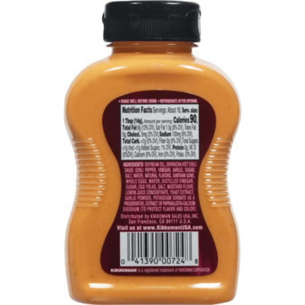 Kikkoman Sriracha Mayo, 8.5 Ounce (Pack Of 1)