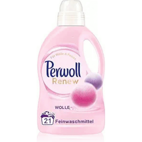Perwoll Renew Wool & Fine Fabric Care (1 x 21 Wash Loads) Liquid Detergent for Wool, Silk and Fine Fabrics