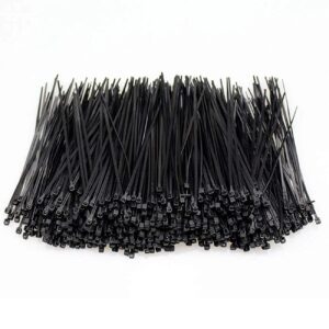 Xscorpion 4″ Wire Ties - Black (1000 count)