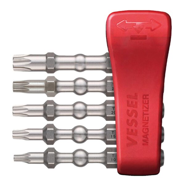 Vessel Impact Ball Torsion Bit Set – TORX Bits (5 Piece Set)