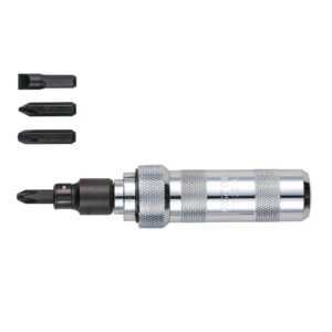 Vessel Manual Impact Driver 8mm (5/16″) Hex & 1/2″ SQ Drive Set (5 Piece Set)