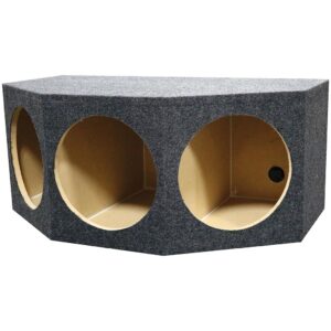 QPower Triple 12″ Sealed Empty Woofer Enclosure