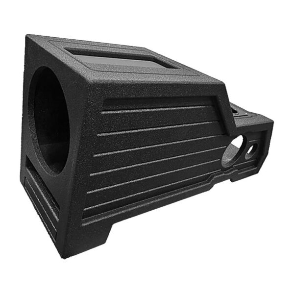 QPower QBOMB '15-'24 F-150/ '17-'24 Super Duty Crew Cab Center Console Single 12" Vented Empty Woofe