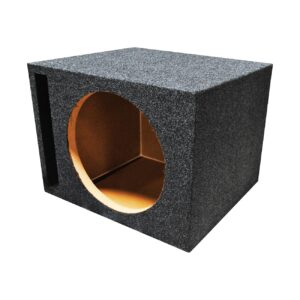 Single 12″ Slot Ported Vented Heavy Duty Empty Woofer Enclosure