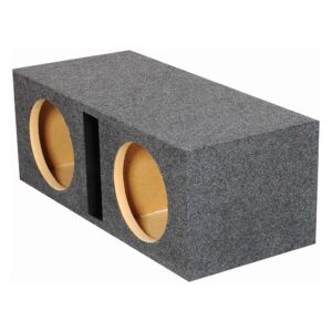 EMPTY WOOFER BOX DUAL 10" MDF VENTED BASS BOX