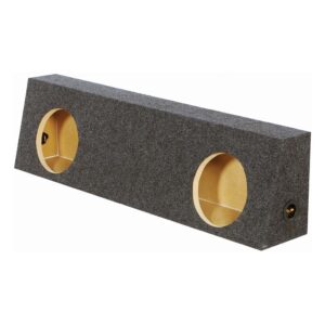 Qpower Dual 12" Truck Empty Woofer Box Heavy Duty