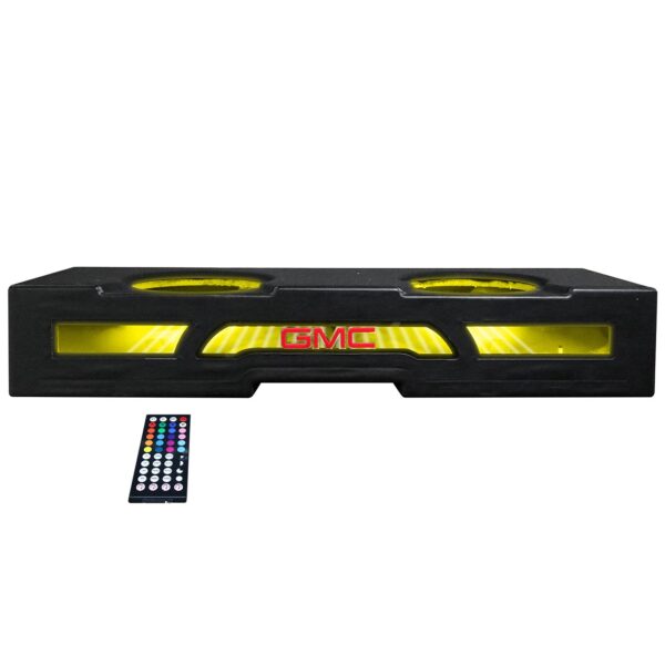 QPower QLUXE Dual 12″ Vented with RGB Led Illumination GMC 2007-2013 Crew Cab